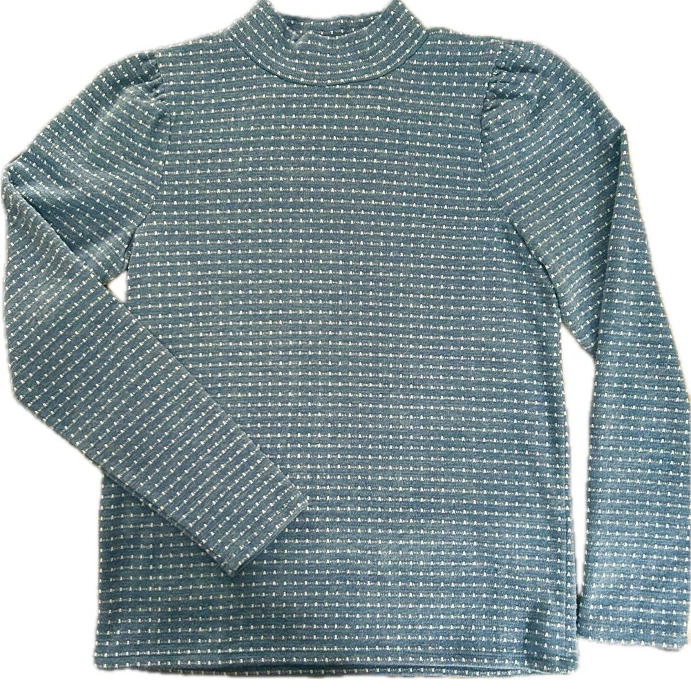 Madewell Jacquard Puff-Sleeve Mockneck Top
Size Small - Picture 2 of 8
